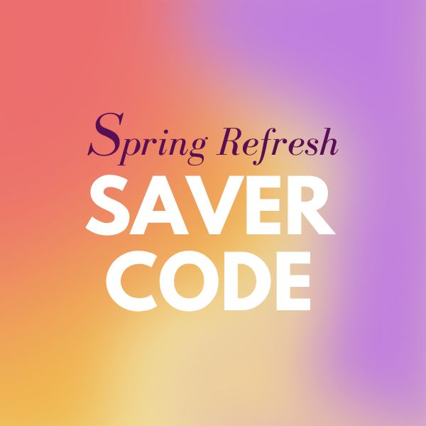 Save up to $50 with our Spring Refresh Saver Code. Three levels of saving. Use Promo code: SPRING24. Ends 21st October.